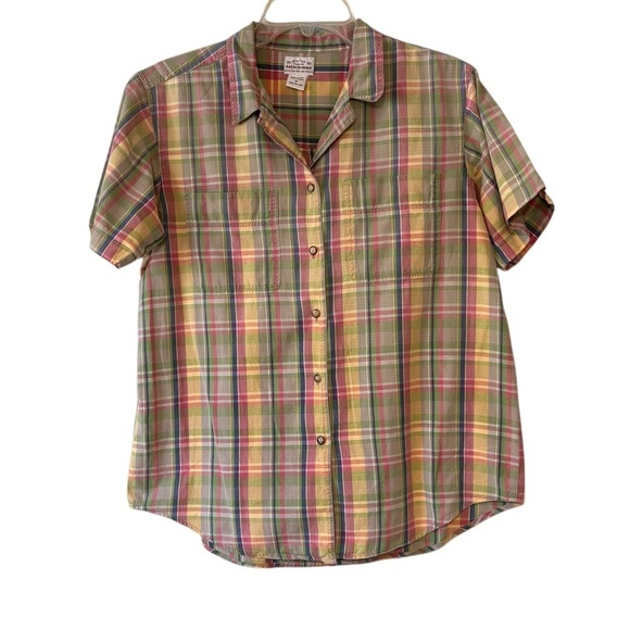 Abercrombie & Fitch Tops - Vintage Abercrombie Grandmacore Plaid Blouse Sz Medium